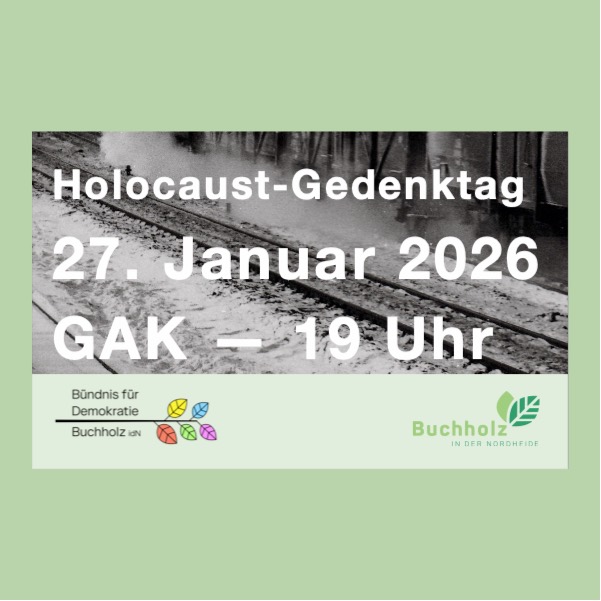 Grafik Holocaust Gedenktag Veranstaltung