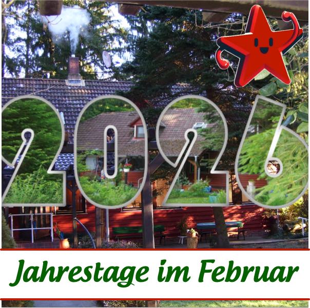 Jahrestage im Februar