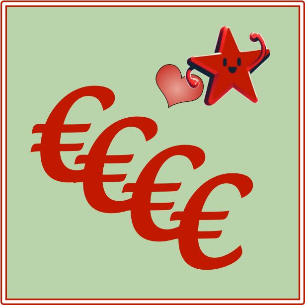 Beitragsbild Spenden Eurozeichen und Herz