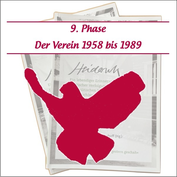 Bild Symbol mit Text: 9. Phase Der Verein 1958 bis 1989