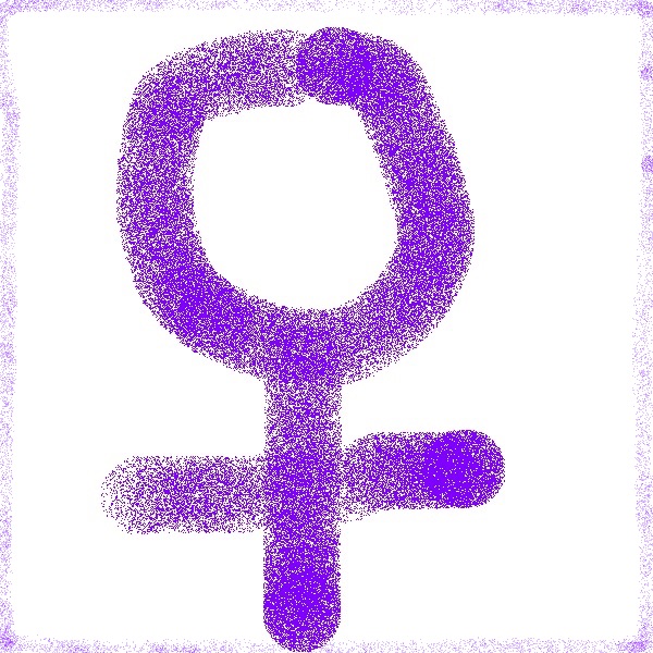 Grafik mit Frauenzeichen