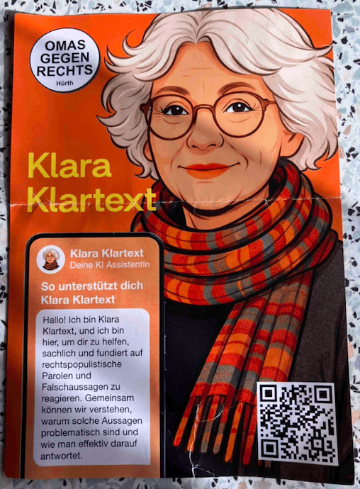 Klara Klartext Flyer Seite 1