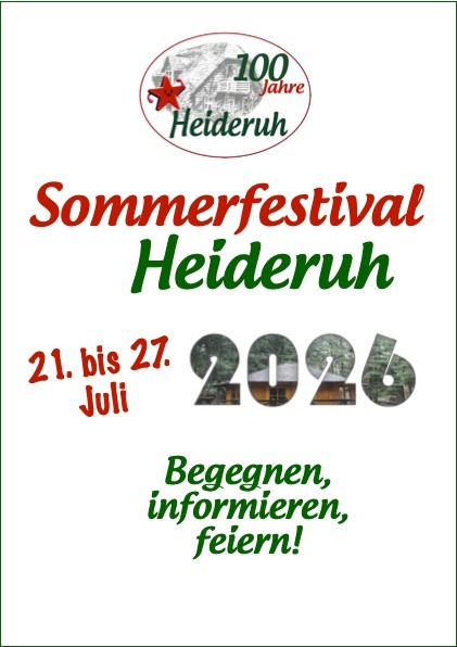 Flyer Sommerfest und Sommerfestivat Seite 1