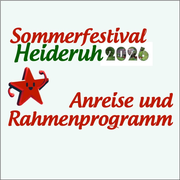 Heideruh Sommerfest Anreise und Rahmenprogramm