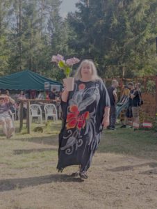 Sommerfest Heideruh. Der Nachmittag: Glückwünsche zum Geburtstag von Gina Pietsch